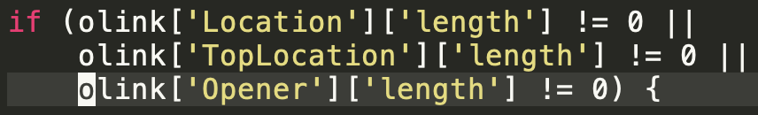 Image 7 is a screenshot of code that checks of the browser is a victim or an automated service. It includes the location, TopLocation and Opener.